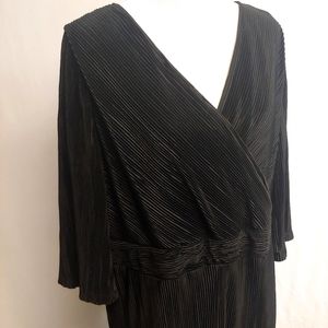 1x pleated flowy jumpsuit timeless black